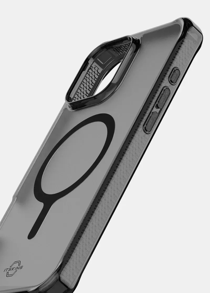 ITSKINS Hybrid R Vapor Touch MagSafe Case for iPhone 16 Pro Max - Smoke