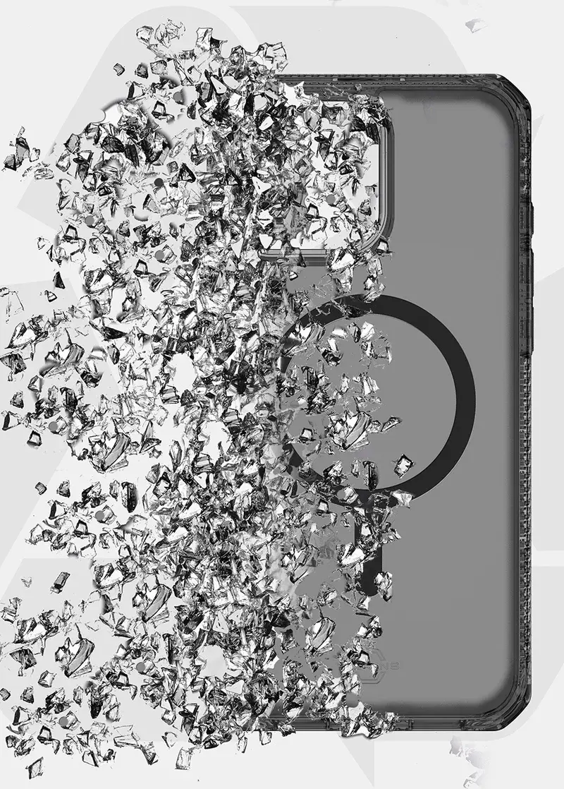 ITSKINS Hybrid R Vapor Touch MagSafe Case for iPhone 16 Pro Max - Smoke