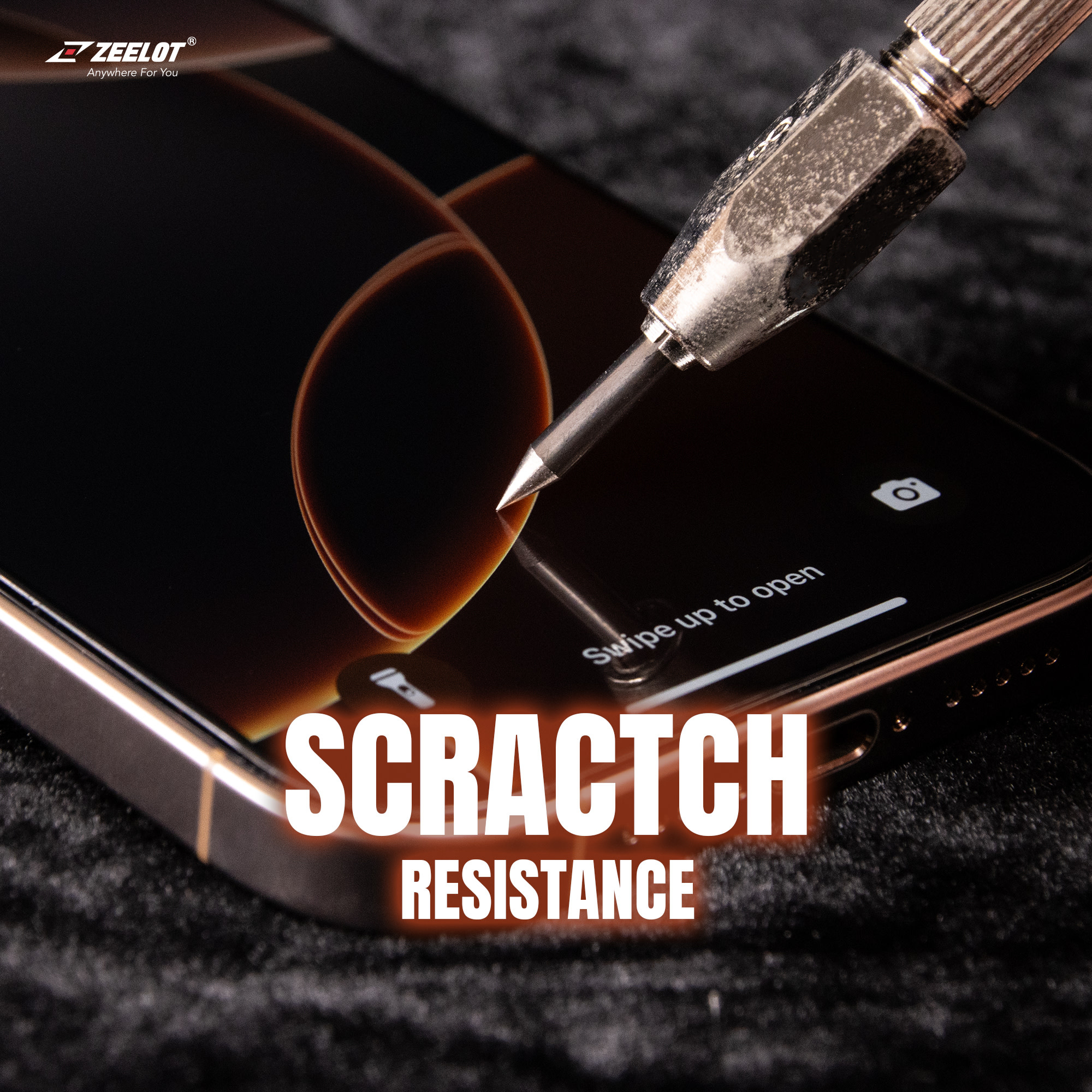 Zeelot 2.5D+ Solidsleek Screen Protector for iPhone 16 Pro - Retina Clear