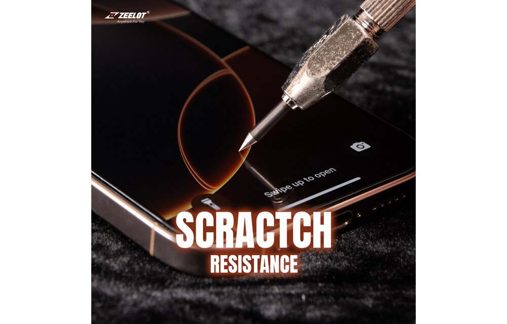 Zeelot 2.5D+ Solidsleek Screen Protector for iPhone 16 Pro Max - Privacy
