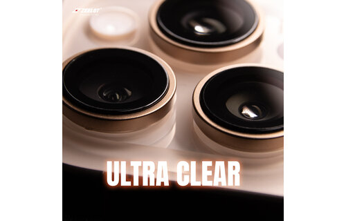 Zeelot Pishield Titanium Alloy Lens Protector for iPhone 16 / 16 Plus - Iridescent