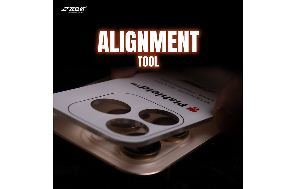 Zeelot Pishield Titanium Alloy Lens Protector for iPhone 16 Pro / 16 Pro Max - Iridescent