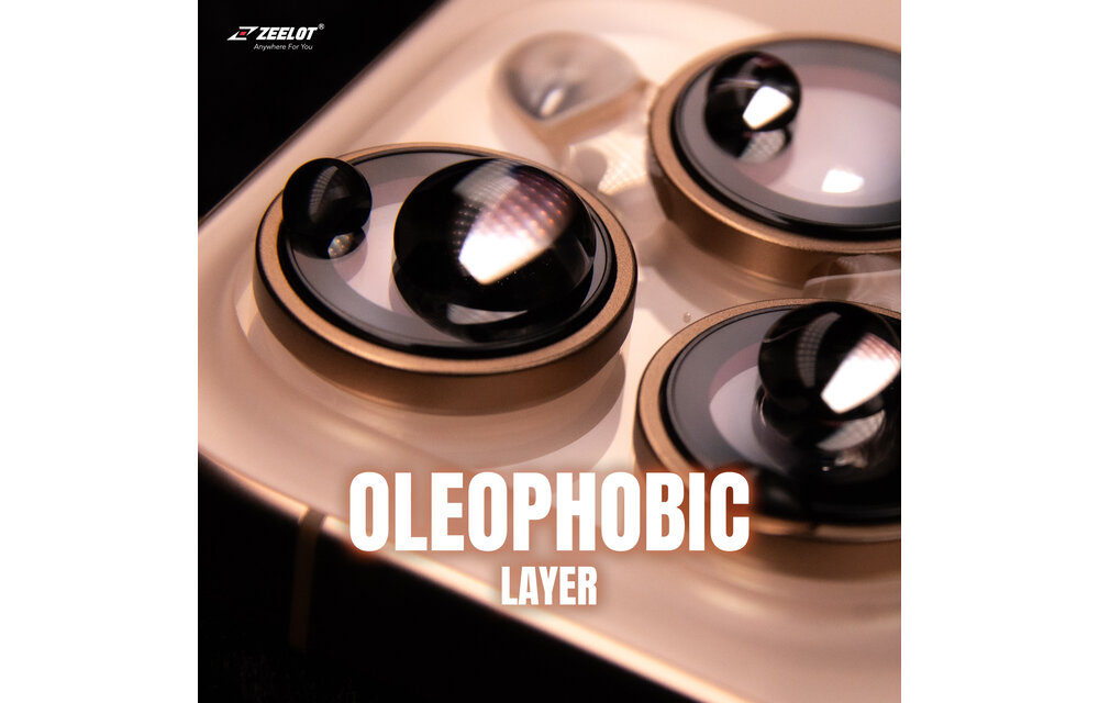 Zeelot Pishield Titanium Alloy Lens Protector for iPhone 16 Pro / 16 Pro Max - Natural