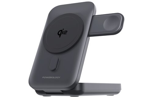 Powerology  10000mAh Qi2 - 15W iPhone 15 Magsafe Powerbank Watch Charger