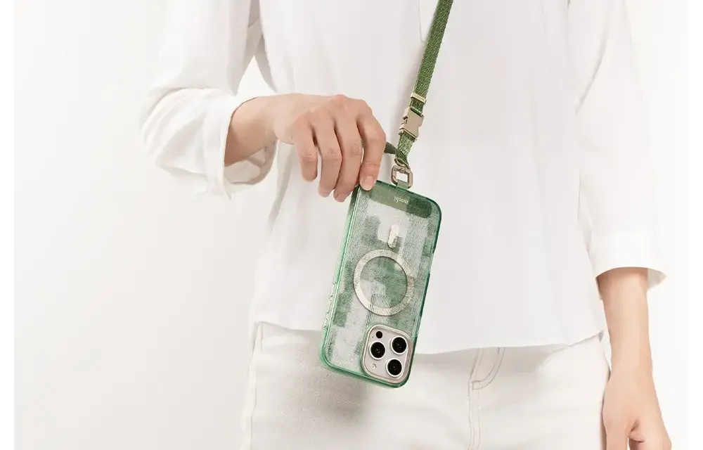 Moshi iGlaze MagSafe Case for iPhone 16 Pro Max - Sunlit Green