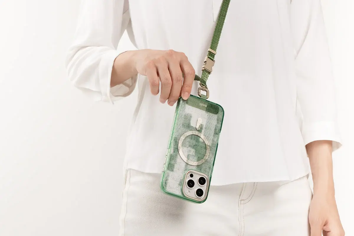 Moshi iGlaze MagSafe Case for iPhone 16 Pro Max - Sunlit Green