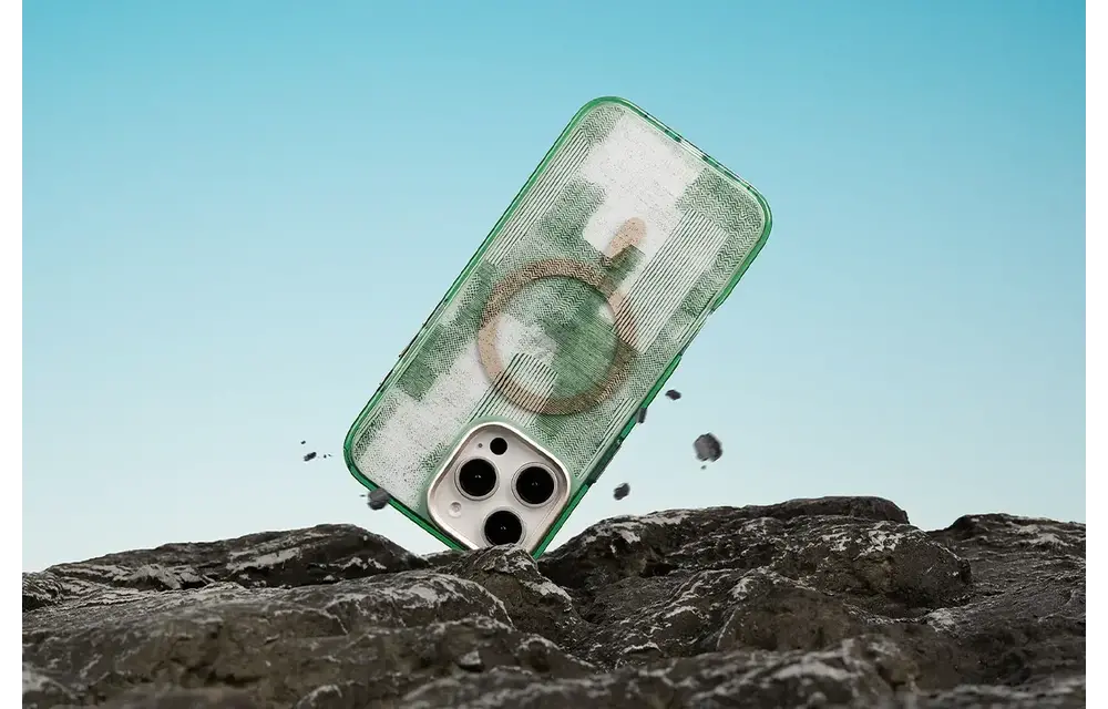 Moshi iGlaze MagSafe Case for iPhone 16 Pro Max - Sunlit Green