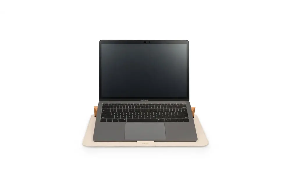 Moshi Muse 3-in-1 Slim Laptop Sleeve and Stand 13-14 inch laptops - Luna Pink