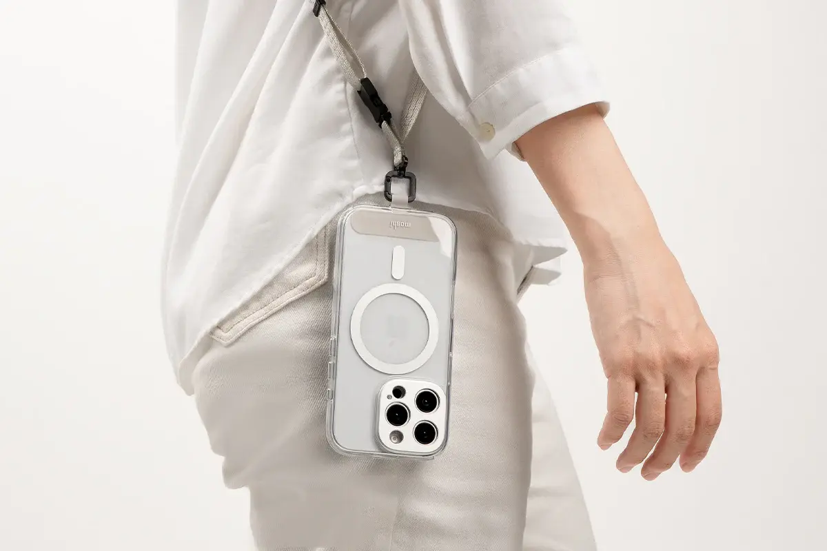 Moshi 2-in-1 Wrist/Body Strap - Mist White