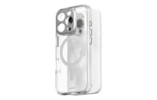 Moshi iGlaze MagSafe Case for iPhone 16 Pro Max - Luna Silver
