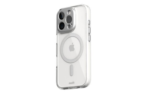 Moshi iGlaze MagSafe Case for iPhone 16 Pro Max - Luna Silver