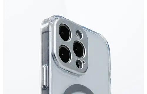 Moshi iGlaze MagSafe Case for iPhone 16 Pro - Luna Silver