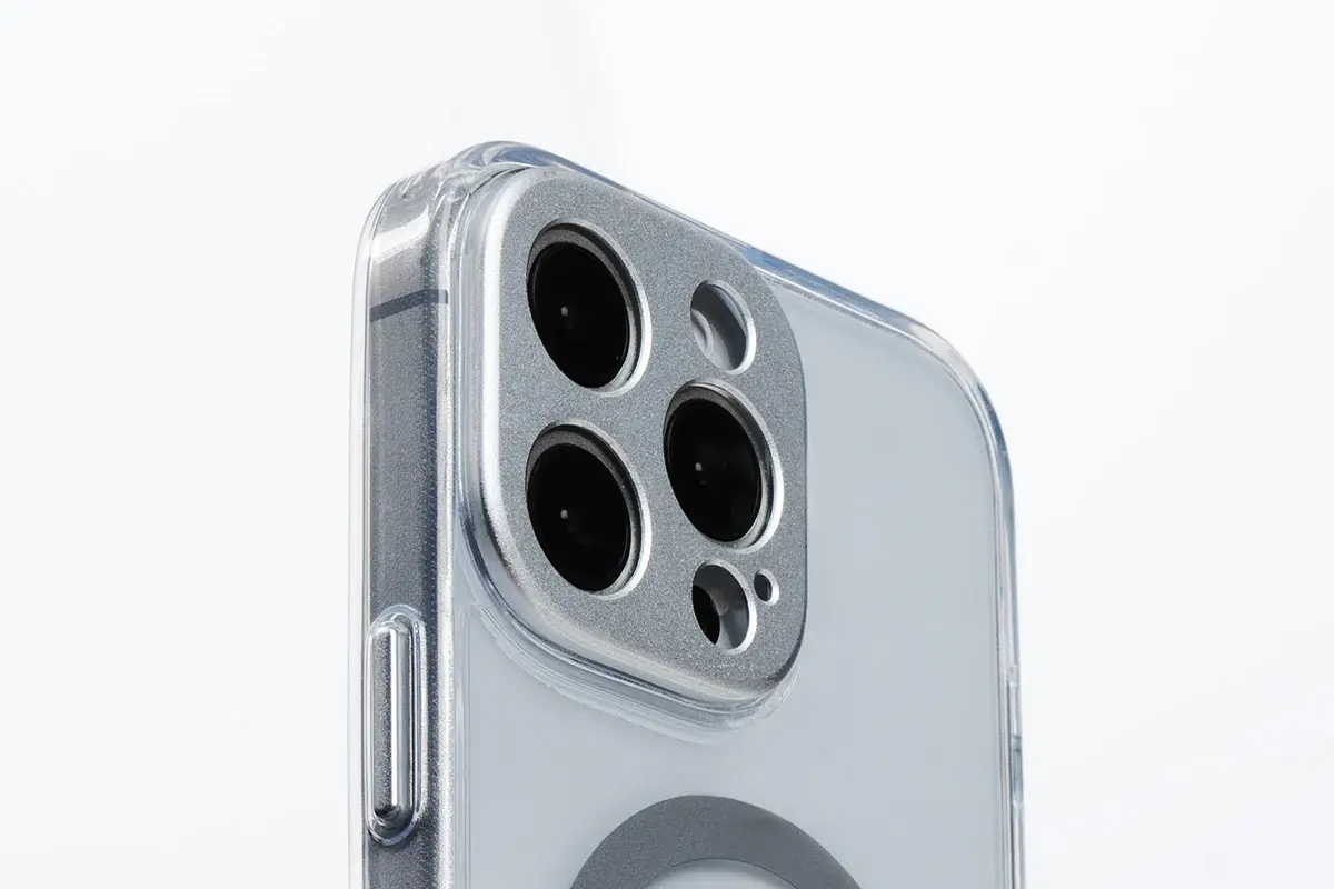 Moshi iGlaze MagSafe Case for iPhone 16 Pro - Luna Silver