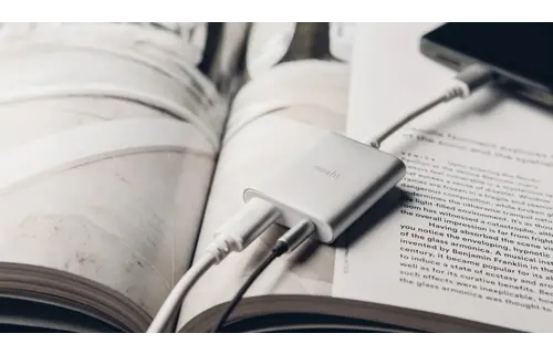 Moshi USB-C Digital Audio 3.5mm with Charging Adapter - Silver