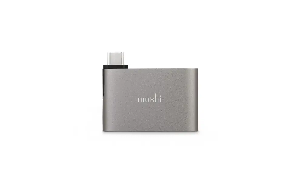 Moshi USB-C to Dual USB-A Adapter - Titanium Gray