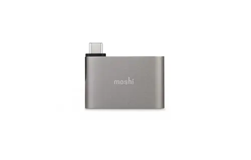 Moshi USB-C to Dual USB-A Adapter - Titanium Gray