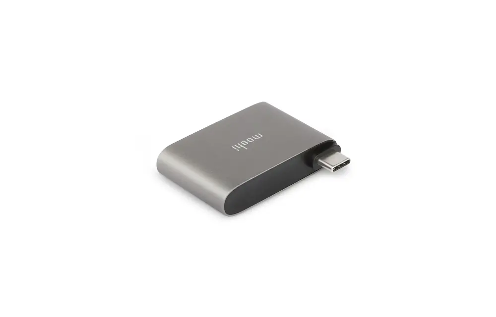 Moshi USB-C to Dual USB-A Adapter - Titanium Gray