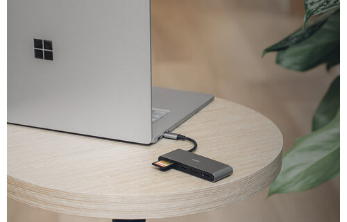 Moshi USB-C Multimedia Adapter - Titanium Gray