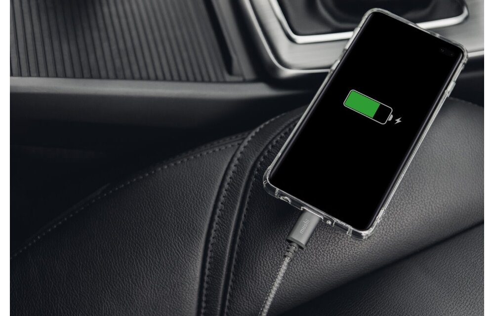 Moshi Integra USB-C to USB-A Charge Cable 5ft/1.5m - Titanium Gray