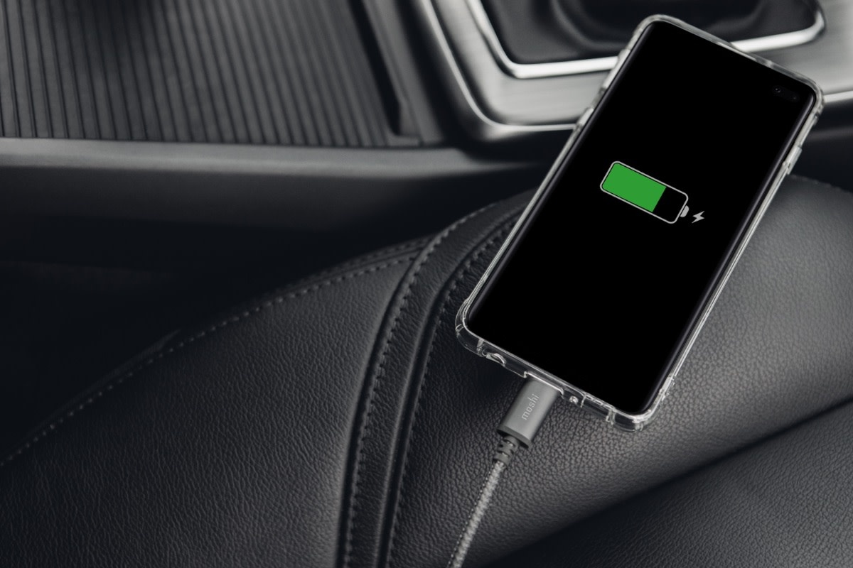 Moshi Integra USB-C to USB-A Charge Cable 5ft/1.5m - Titanium Gray