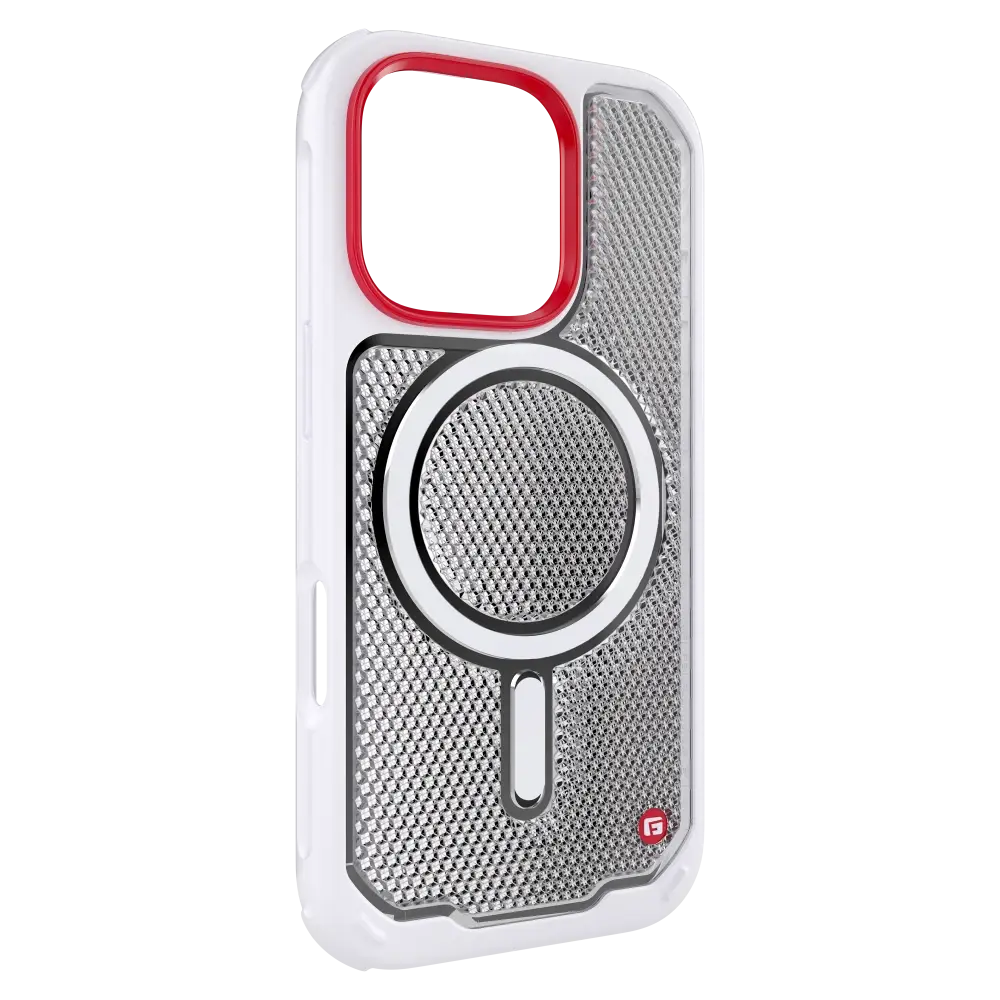 Gadget Guard Reflector MagSafe Case with G-Form Protection for Apple iPhone 16 Pro - White