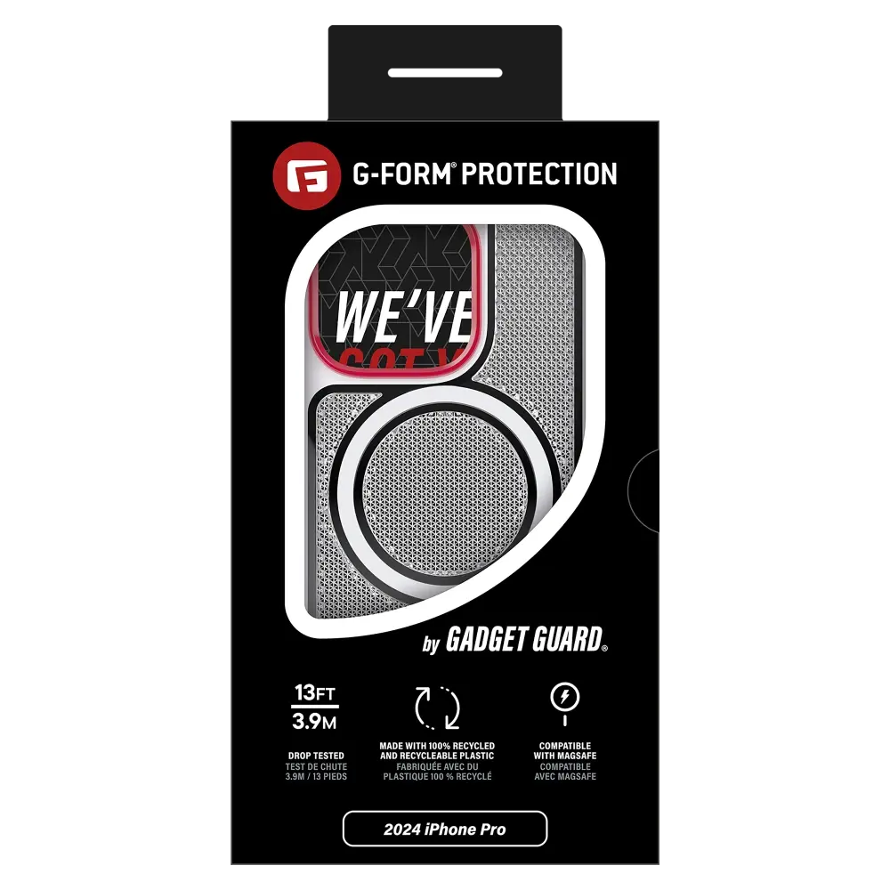 Gadget Guard Reflector MagSafe Case with G-Form Protection for Apple iPhone 16 Pro - White