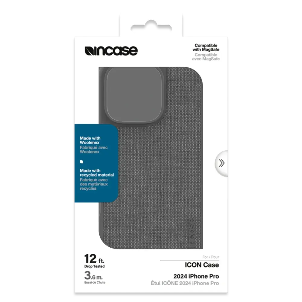 Incase ICON MagSafe Case for Apple iPhone 16 Pro - Asphalt
