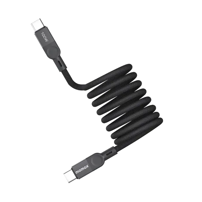 Momax MagLink Magnetic USB-C to USB-C Cable 100W Cable 2M - Black