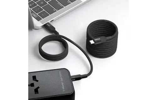 Momax MagLink Magnetic USB-C to USB-C Cable 100W Cable 2M - Black