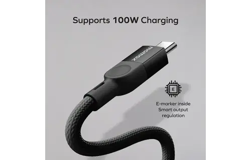 Momax MagLink Magnetic USB-C to USB-C Cable 100W Cable 2M - Black