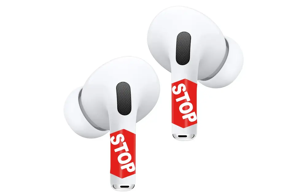 Rock Max AirPods Art Skin for AirPods Pro 2 / Pro - Stop Sign