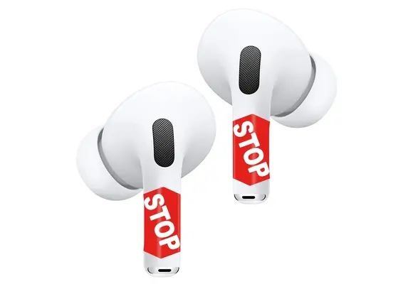 Rock Max AirPods Art Skin for AirPods Pro 2 / Pro - Stop Sign