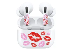 Rock Max AirPods & Charging Case Art Skin Set for AirPods Pro 2 / Pro - Pink Lips Print