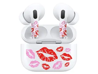 Rock Max AirPods & Charging Case Art Skin Set for AirPods Pro 2 / Pro - Pink Lips Print
