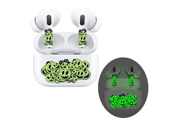 Rock Max AirPods & Charging Case Art Skin Set for AirPods Pro 2 / Pro - Halloween Glow
