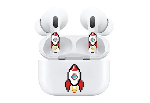 Rock Max AirPods & Charging Case Art Skin Set for AirPods Pro 2 / Pro - Rocket