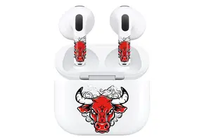 Rock Max AirPods Art Skin Set for AirPods 3 - Bull Skin