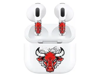 Rock Max AirPods Art Skin Set for AirPods 3 - Bull Skin