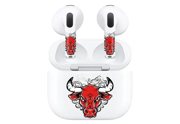 Rock Max AirPods Art Skin Set for AirPods 3 - Bull Skin