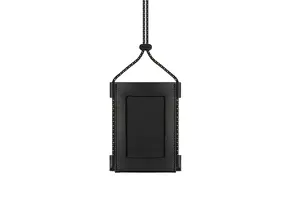 Moshi Dual Sided Vertical & Horizontal Badge ID Holder - Black