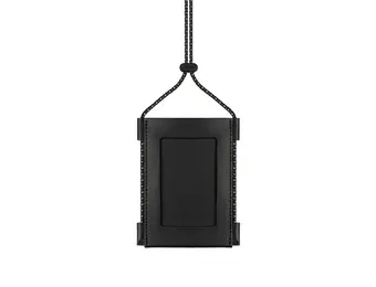 Moshi Dual Sided Vertical & Horizontal Badge ID Holder - Black