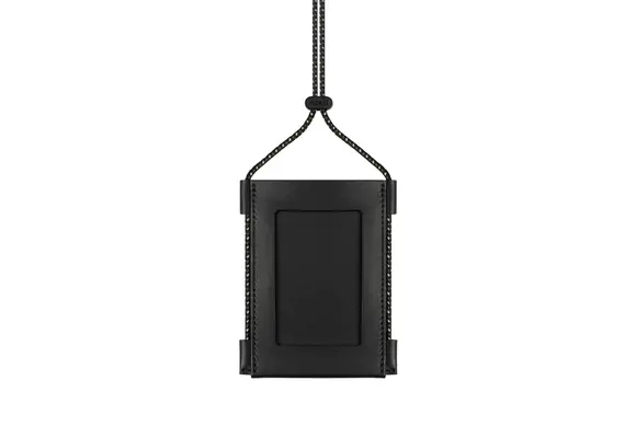 Moshi Dual Sided Vertical & Horizontal Badge ID Holder - Black