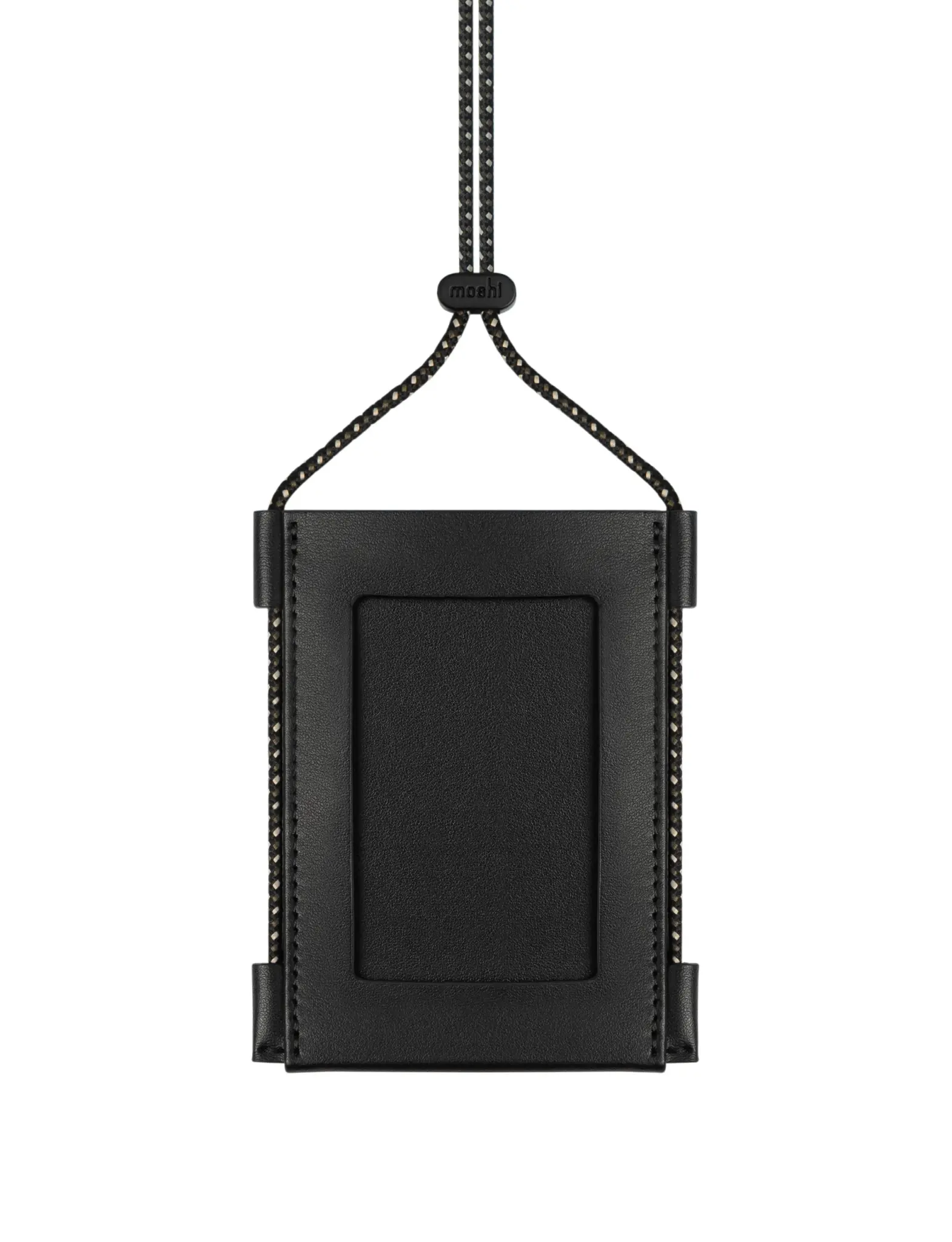 Moshi Dual Sided Vertical & Horizontal Badge ID Holder - Black