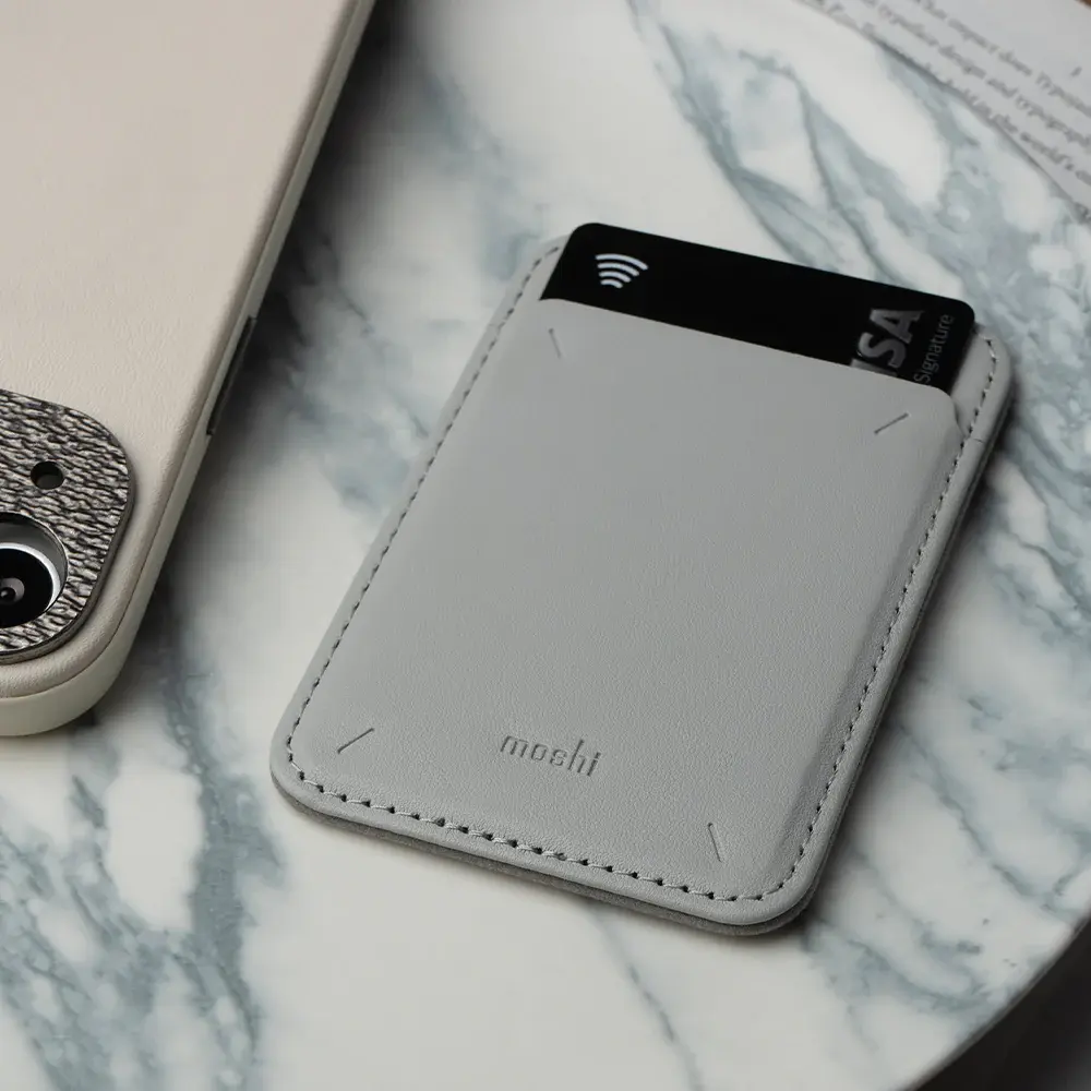 Moshi Magnetic Slim Wallet - Black