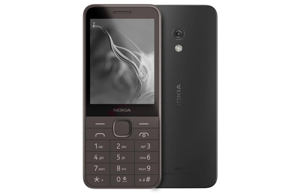 Nokia 235 4G Dual Sim keyboard Phone 2.8" Display- Black