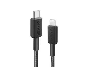 Anker USB-C to Lightning Cable Nylon Braided 3ft/0.9m - Black