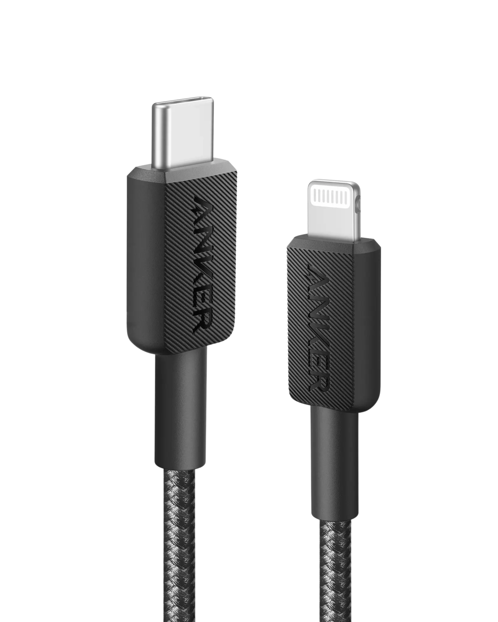 Anker USB-C to Lightning Cable Nylon Braided 3ft/0.9m - Black