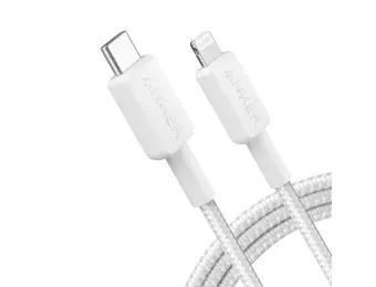 Anker USB-C to Lightning Cable Nylon Braided 6ft/1.8m - White