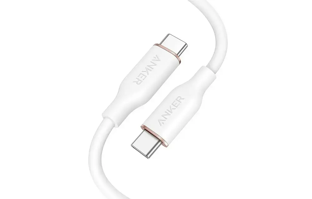 Anker Powerline Lll Flow Usb-C To Usb-C 100W Cable 6ft/1.8m - White
