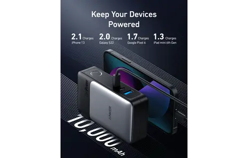 Anker 733 Power Bank GaNPrime PowerCore 65W 2-in-1 10000mAh 65W PD - Black